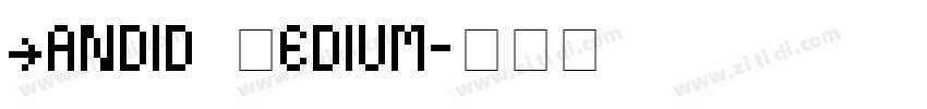 Candid Medium字体转换